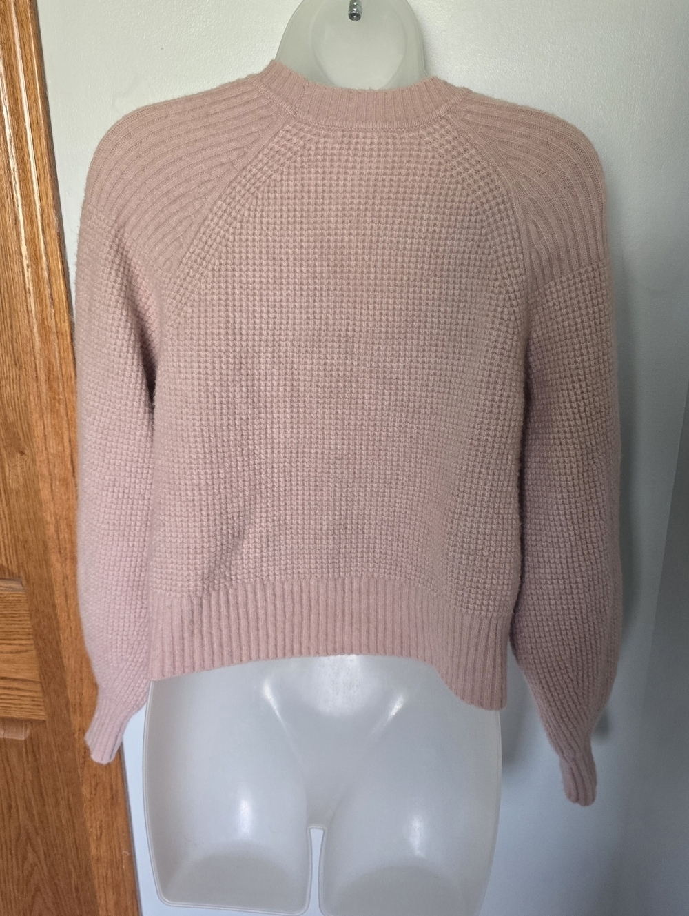 Athleta Layover Crew Sweater Orchid Pink Wool Womens Size Small - Picture 3 of 11